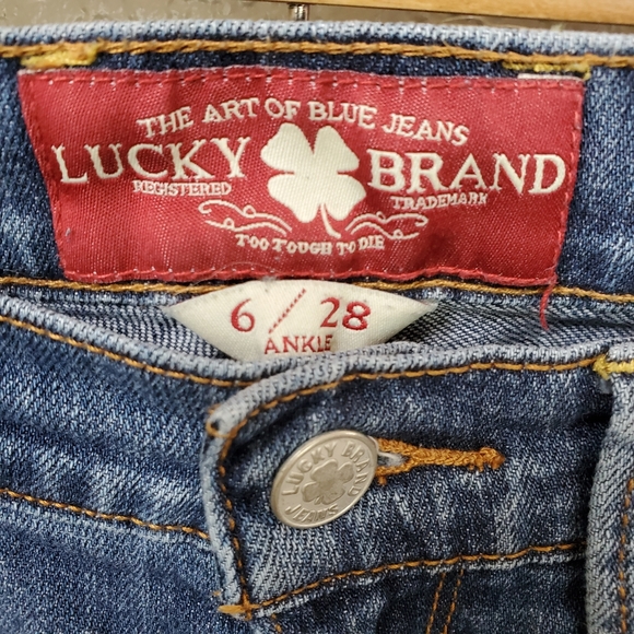 Lucky Brand Sophia Boot Jeans sz 6 - Picture 2 of 6